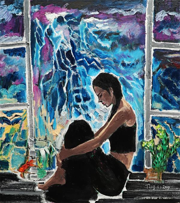 雨季 Rainy Season 90cm x 80cm